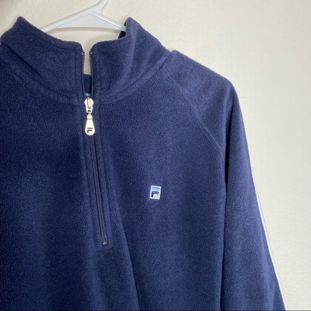 FILA men’s fleece quarter zip - Picture 4 of 10